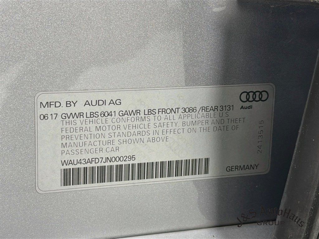 Used 2018 Audi A8 L 4.0T w/ 20" Black Optic Package AWD/4WD image 39