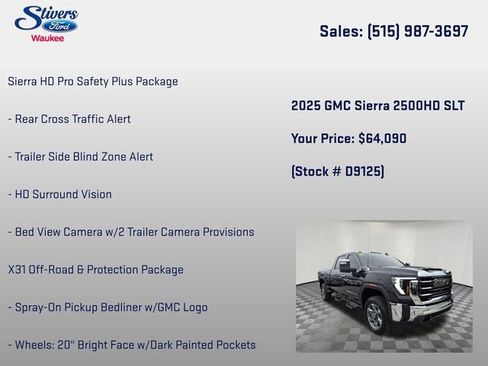 Used 2025 GMC Sierra 2500 SLT AWD/4WD image 40