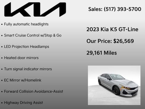 Used 2023 Kia K5 GT-Line w/ GT-Line Premium Package image 12
