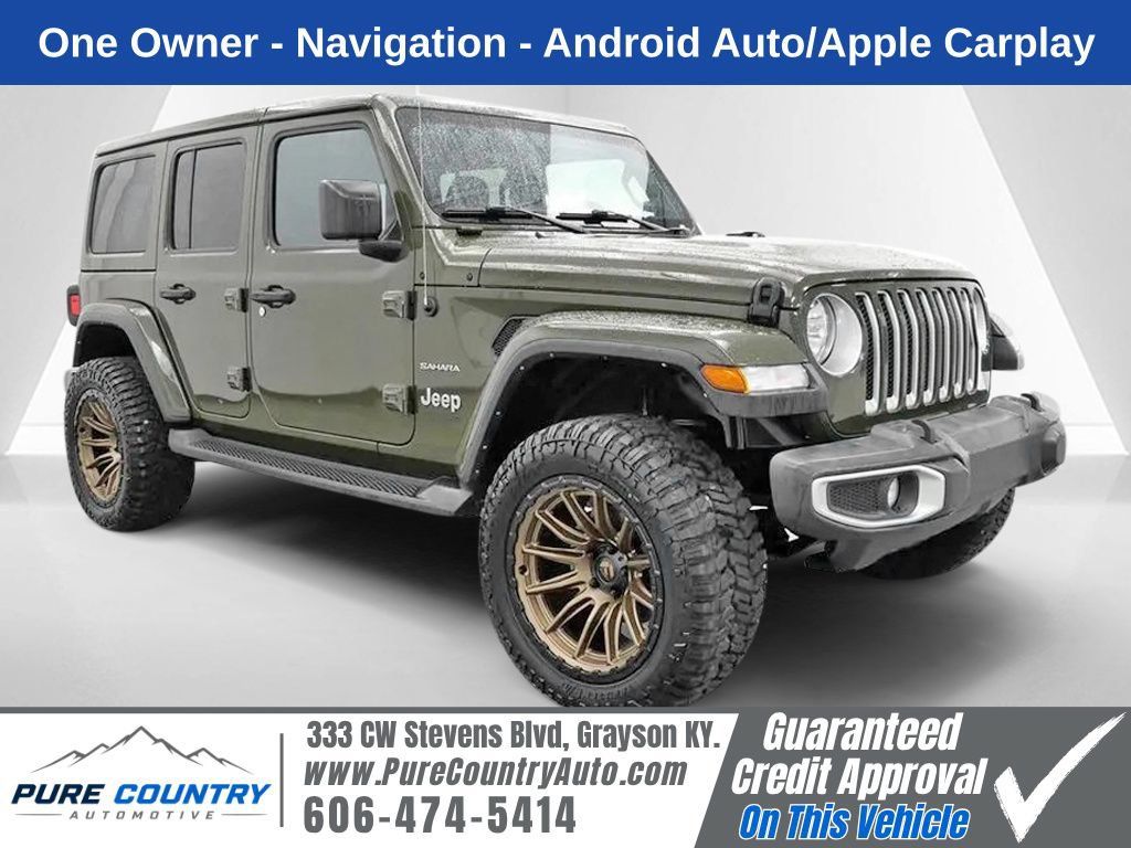 Used 2022 Jeep Wrangler Unlimited Sahara AWD/4WD image 1