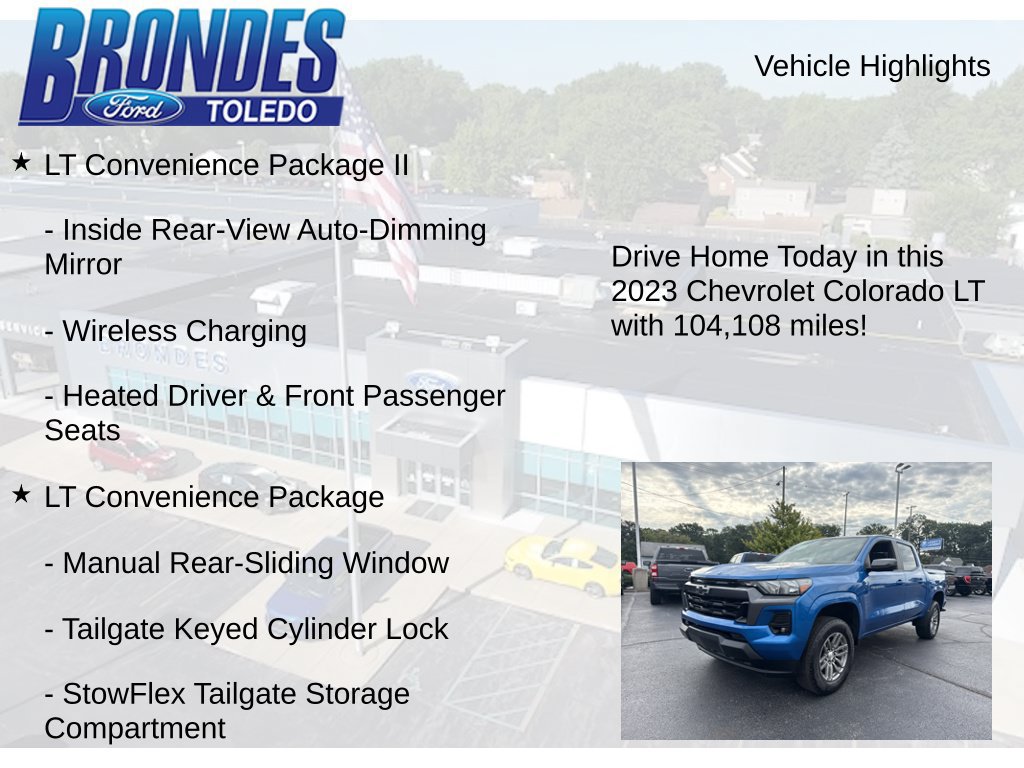 Used 2023 Chevrolet Colorado LT w/ LT Convenience Package II AWD/4WD image 17