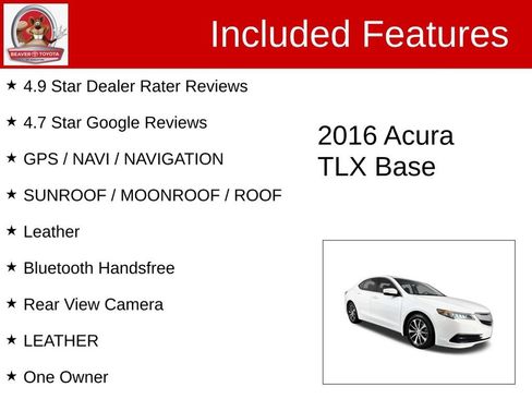Used 2016 Acura TLX w/ Technology Package FWD image 4