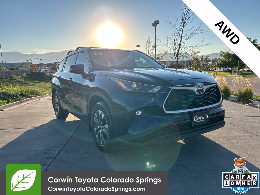 Used 2022 Toyota Highlander XLE AWD/4WD 360° Tour