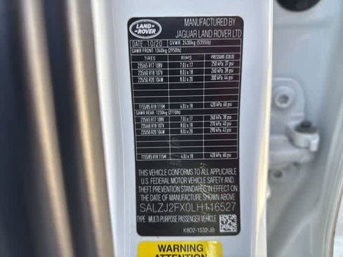 Used 2020 Land Rover Range Rover Evoque S image 22