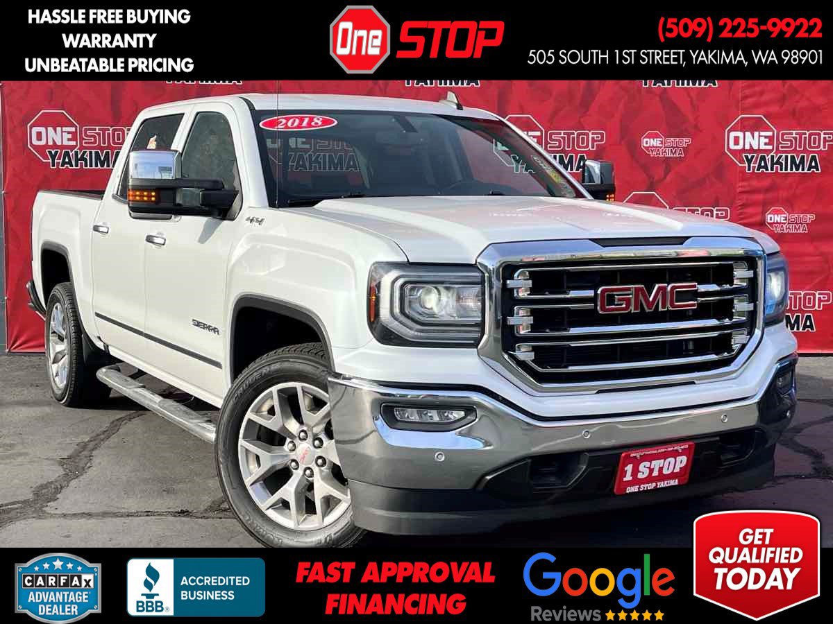 Used 2018 GMC Sierra 1500 SLT w/ Max Trailering Package AWD/4WD image 1