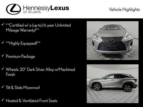 Certified 2022 Lexus RX 350 350 image 12