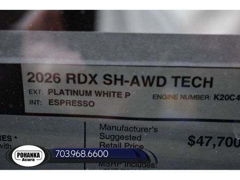 New 2026 Acura RDX w/ Technology Package image 37