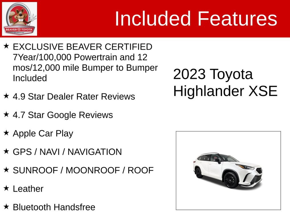 Used 2023 Toyota Highlander XSE FWD image 4