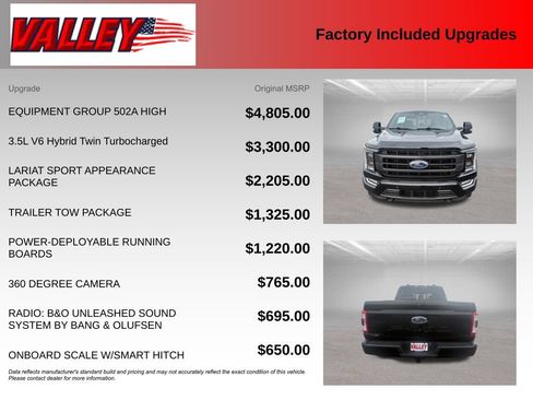 Used 2023 Ford F150 Lariat w/ Equipment Group 502A High AWD/4WD image 6