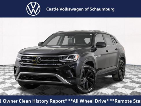 Used 2023 Volkswagen Atlas Cross Sport SE w/ Black Wheel Package AWD/4WD image 1