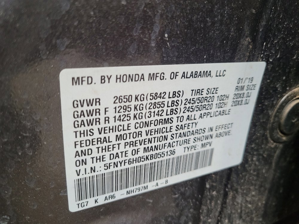 Used 2019 Honda Pilot Elite image 33