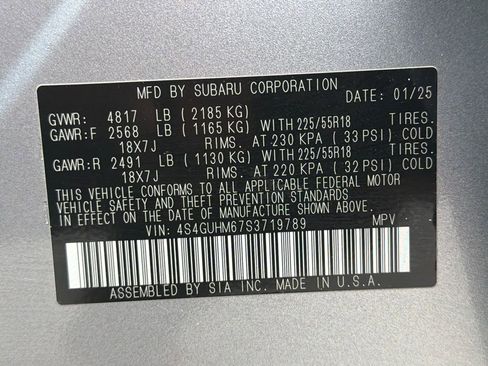 Certified 2025 Subaru Crosstrek 2.5i Limited AWD/4WD image 51