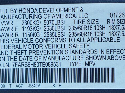 New 2026 Honda CR-V Sport-L image 21