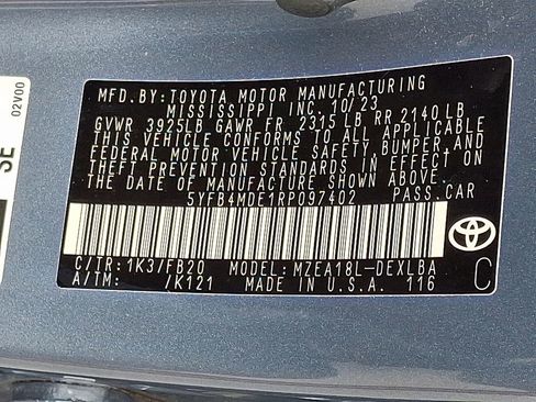 Used 2024 Toyota Corolla LE FWD image 27