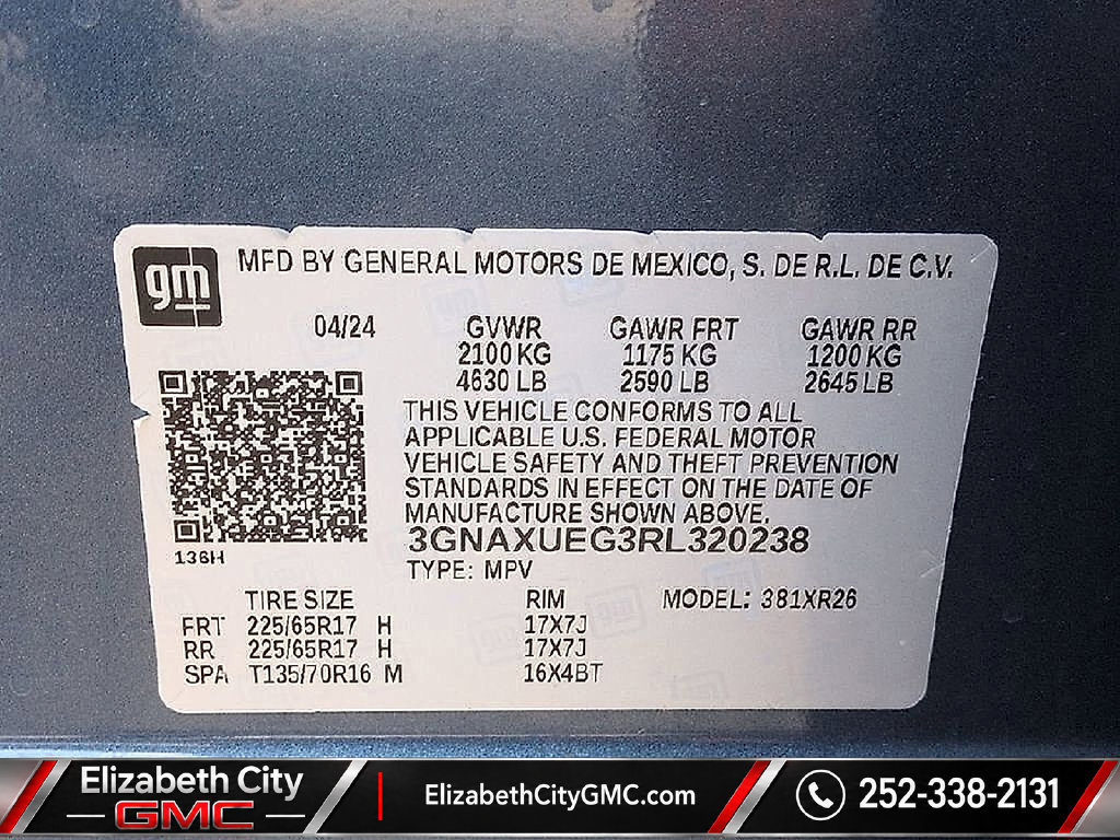 Used 2024 Chevrolet Equinox LT AWD/4WD image 29