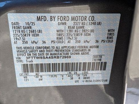 New 2025 Ford Maverick Lariat w/ Black Appearance Package AWD/4WD image 16
