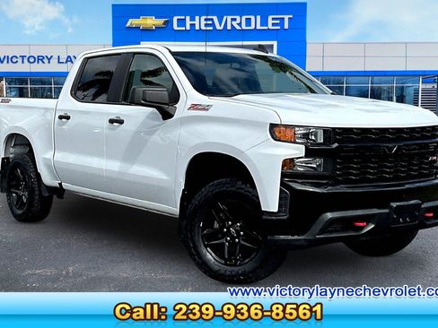 Used 2021 Chevrolet Silverado 1500 Custom Trail Boss AWD/4WD image 1