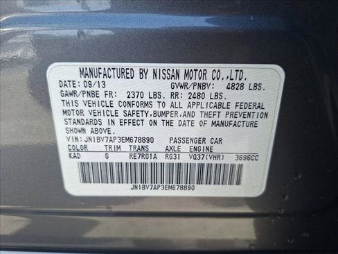 Used 2014 INFINITI Q50 Premium w/ Navigation Package RWD image 20