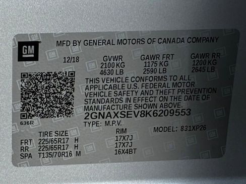 Used 2019 Chevrolet Equinox LS AWD/4WD image 38