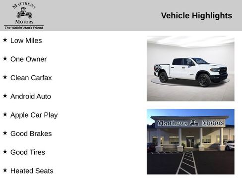 Used 2025 RAM 1500 Rebel w/ Rebel Level 1 Equipment Group image 14