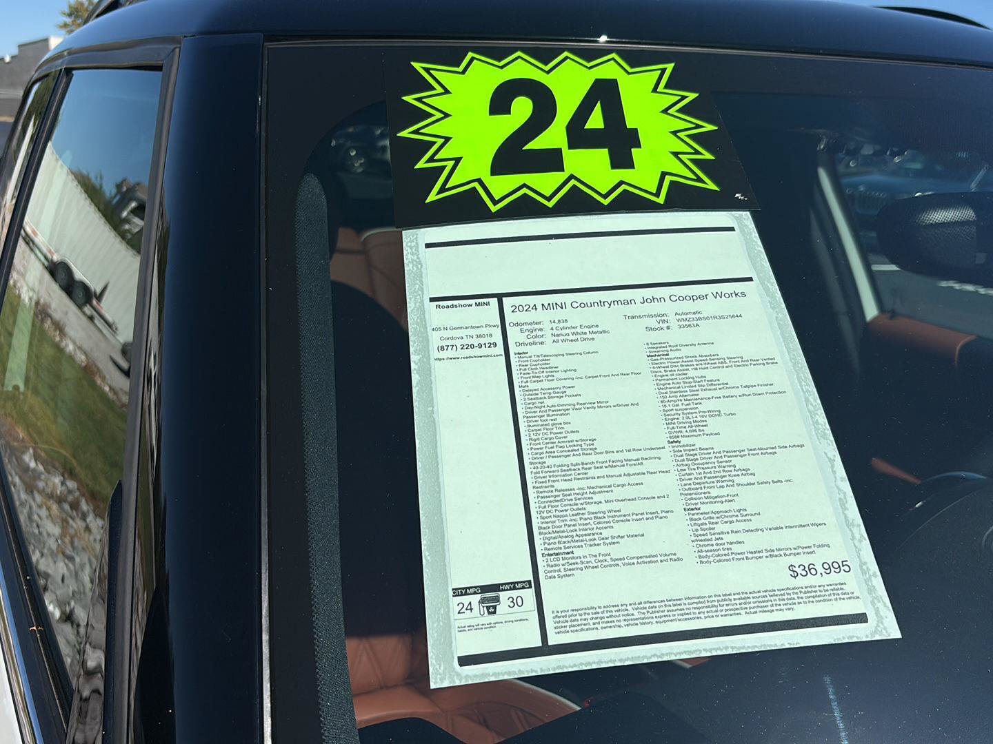 Used 2024 MINI Cooper Countryman John Cooper Works w/ Signature Upholstery Package AWD/4WD image 23