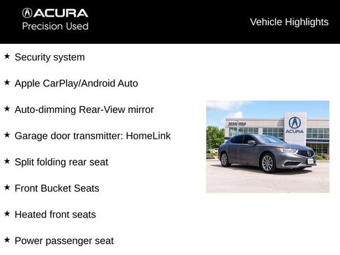 Certified 2020 Acura TLX FWD image 17