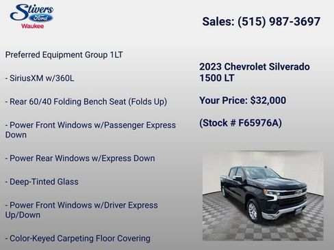 Used 2023 Chevrolet Silverado 1500 LT w/ Protection Package AWD/4WD image 8