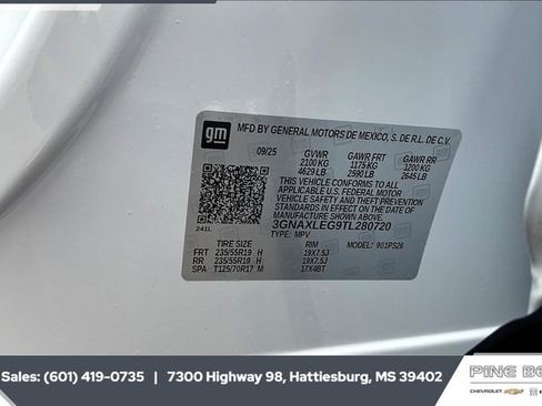 New 2026 Chevrolet Equinox RS image 7