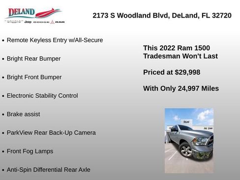Used 2022 RAM 1500 Tradesman w/ Tradesman SXT Package AWD/4WD image 11