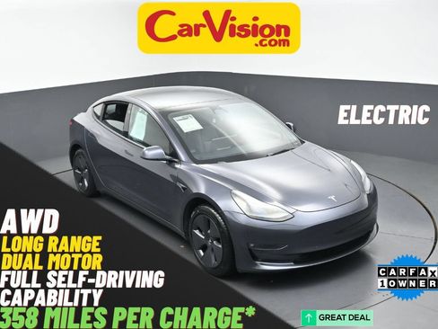 Used 2022 Tesla Model 3 Long Range AWD/4WD image 1