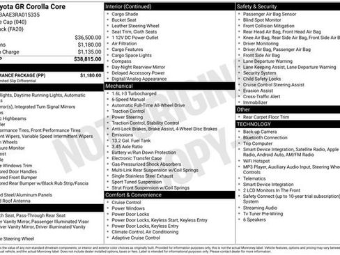 Certified 2024 Toyota Corolla GR w/ Performance Package AWD/4WD image 24