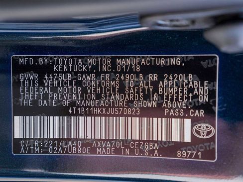 Used 2018 Toyota Camry L image 30