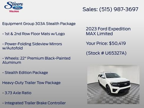 Used 2023 Ford Expedition Max Limited AWD/4WD image 8