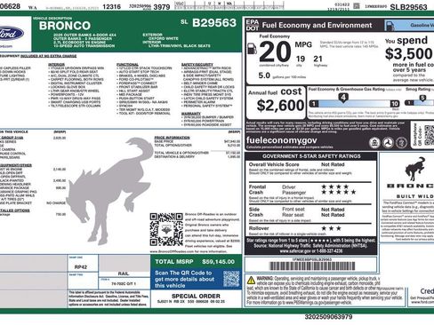 Certified 2025 Ford Bronco Outer Banks AWD/4WD image 25