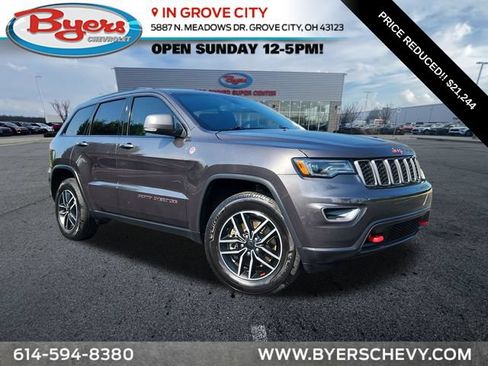 Used 2021 Jeep Grand Cherokee Trailhawk w/ Premium Lighting Group AWD/4WD image 1