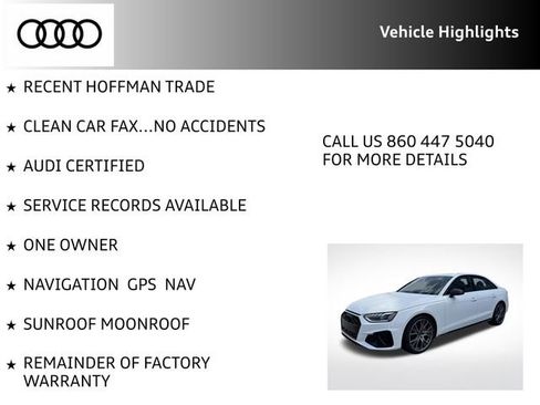 Certified 2024 Audi S4 Premium Plus AWD/4WD image 7