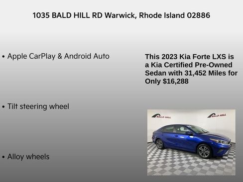 Certified 2023 Kia Forte LXS w/ LXS Technology Package image 26