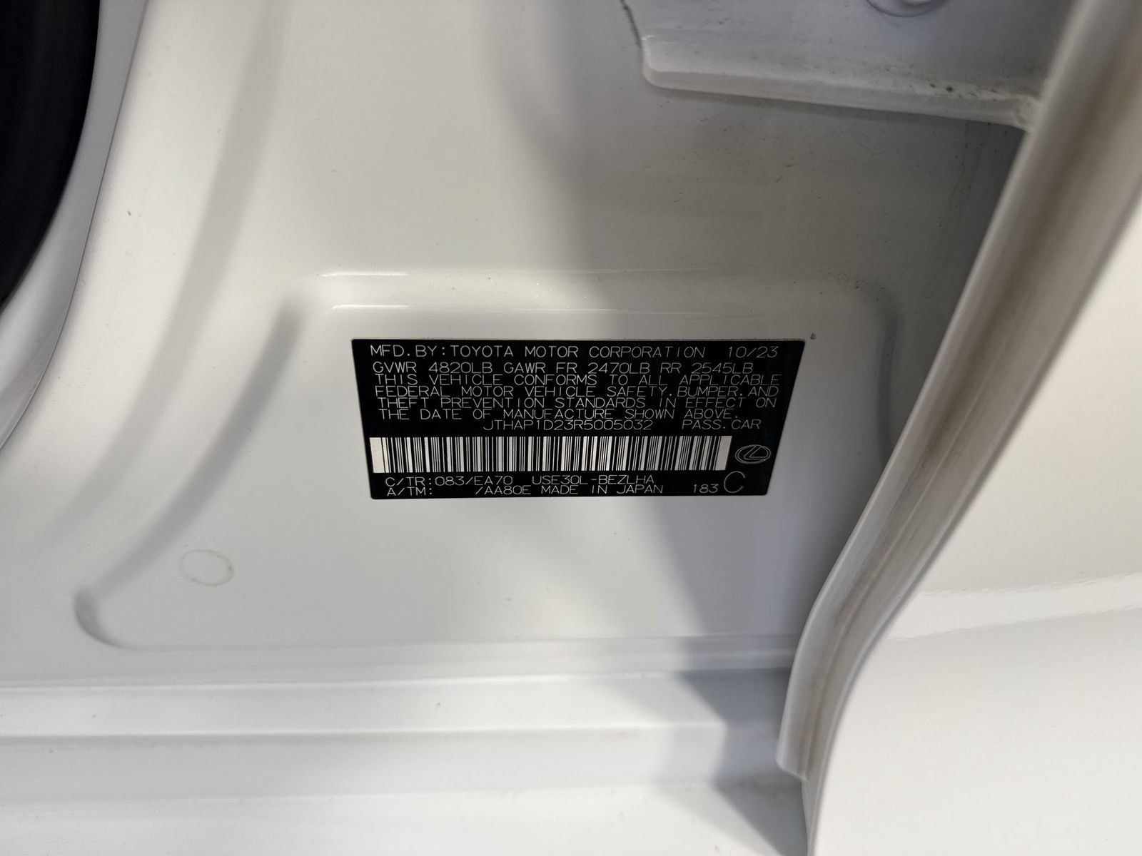 Used 2024 Lexus IS 500 RWD image 38