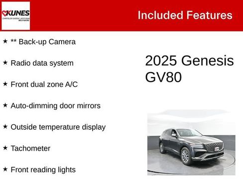 Used 2025 Genesis GV80 2.5T Standard AWD/4WD image 3