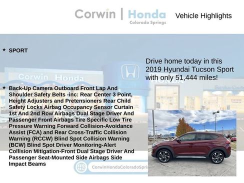 Used 2019 Hyundai Tucson Sport image 6