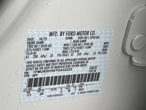 New 2026 Ford Explorer Platinum w/ LUX Leather Package image 31