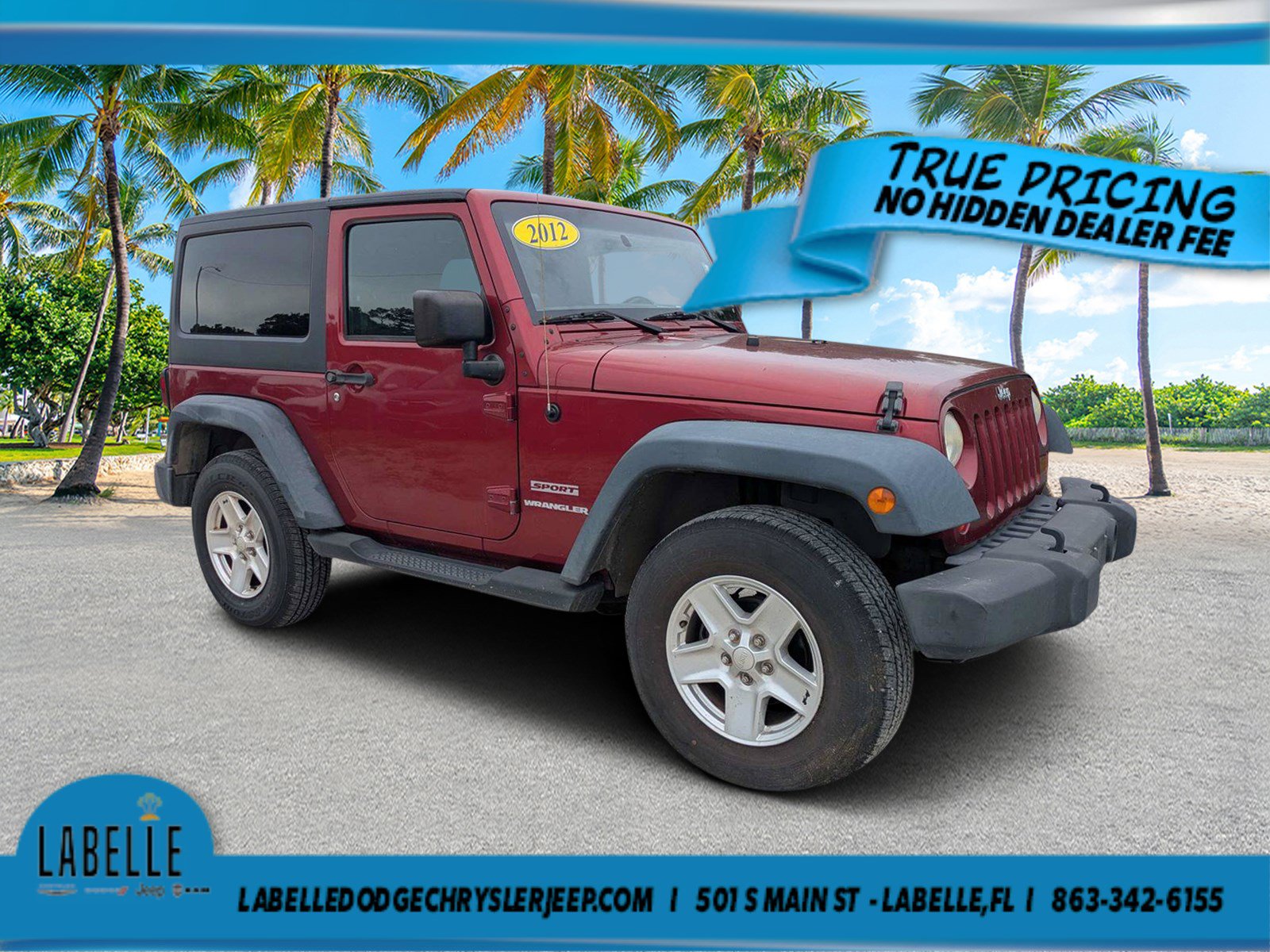 Used 2012 Jeep Wrangler Sport AWD/4WD image 1