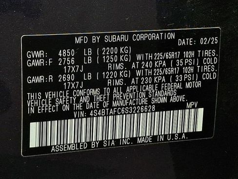 Certified 2025 Subaru Outback Premium image 28