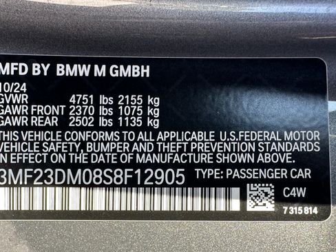 Used 2025 BMW M2 w/ Lighting Package RWD image 34