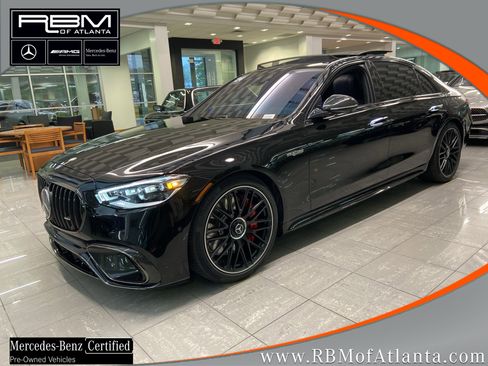 Certified 2024 Mercedes-Benz S 63 AMG S w/ Carbon Fiber Exterior Package image 1