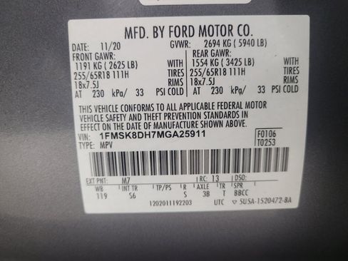 Used 2021 Ford Explorer XLT w/ Equipment Group 202A AWD/4WD image 33