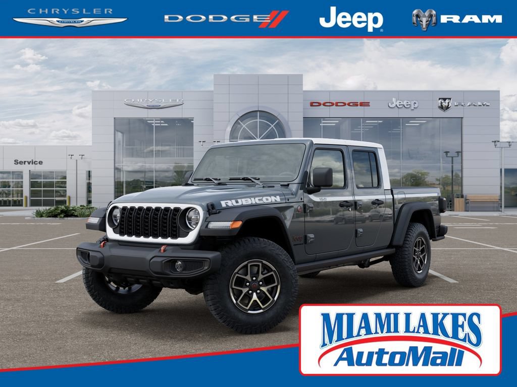 New 2026 Jeep Gladiator Rubicon w/ Whitecap Package AWD/4WD 360° Tour