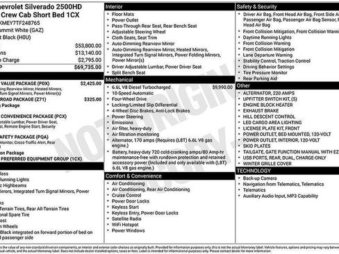 New 2026 Chevrolet Silverado 2500 Custom w/ Custom Value Package AWD/4WD image 7