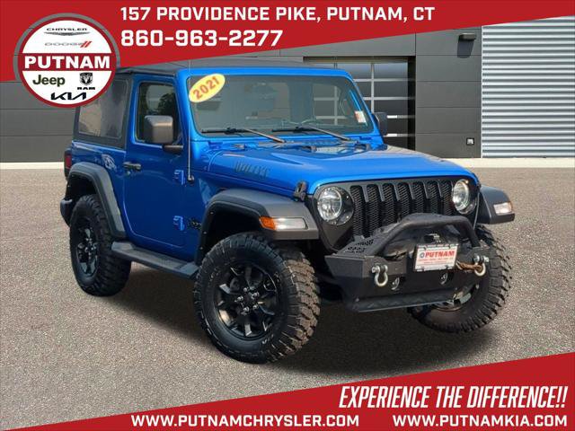 Certified 2021 Jeep Wrangler Sport AWD/4WD image 1
