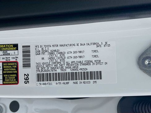 New 2025 Toyota Tacoma TRD Off-Road image 20